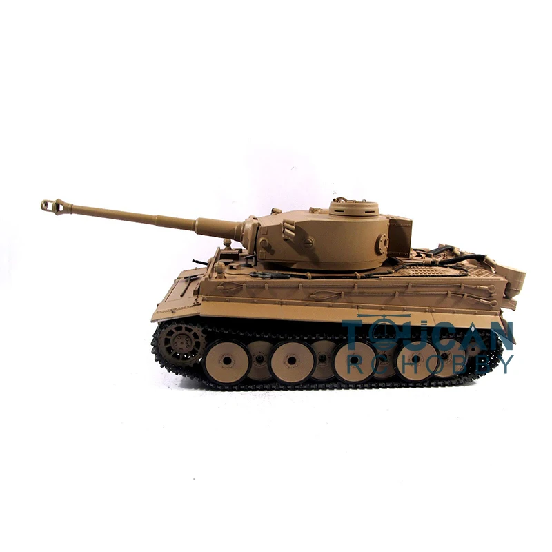 100% металлический Mato 1/16 Tiger I RC Tank KIT Модель инфракрасный корпус желтый 1220 TH00648|rc tank