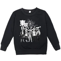 tokyo revengers sportswear girls boys sweaters coat kids japanese anime manjiro sano pullovers tops baby boys girls long sleeve