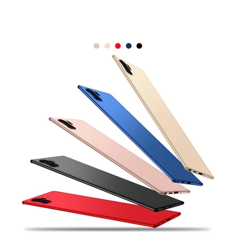 Чехол MOFi для samsung Note10+ чехол для Galaxy Note 10 Plus жесткая задняя панель из поликарбоната coque Note10 противоударный черный чехол