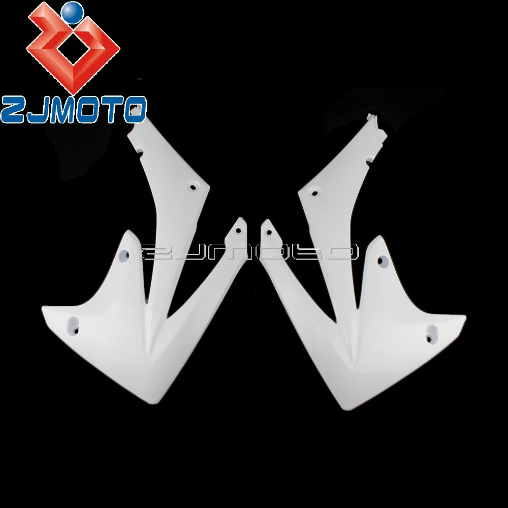 Белый защитный кожух радиатора для мотоциклетного велосипеда Honda CRF450R 2009-2012 CRF250R
