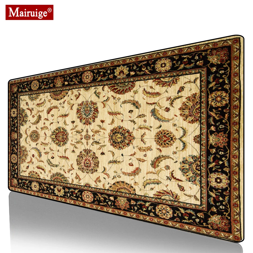 

Vintage Persian Rug Mouse Pad XXL Gamer Desk Mat Large Keyboard Pad Bohemian Computer PC Pafmouse Gaming MousePad 90x40/70x30cm