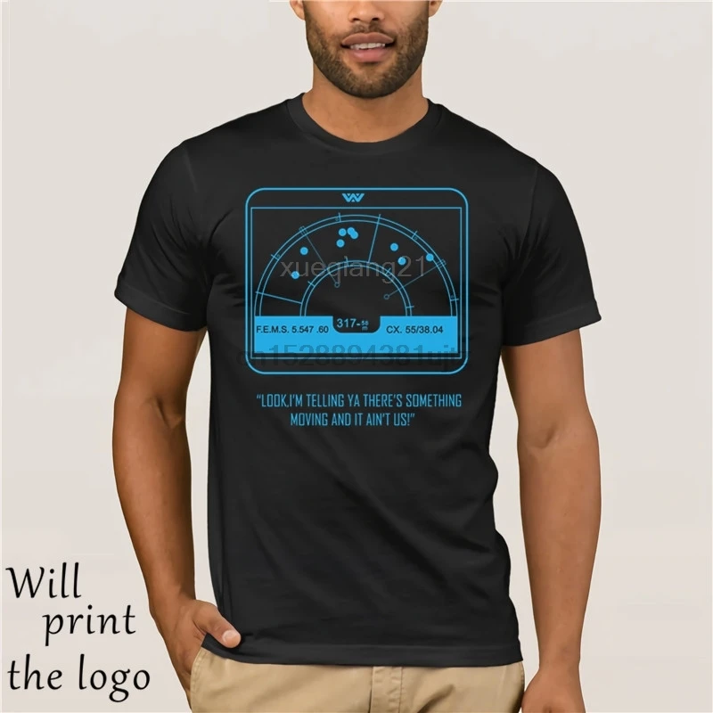 Aliens alien weyland yutani film prometeo nostromo patto tracker t shirtMen T-Shirt di Estate Modo Stile Swag Uomini |