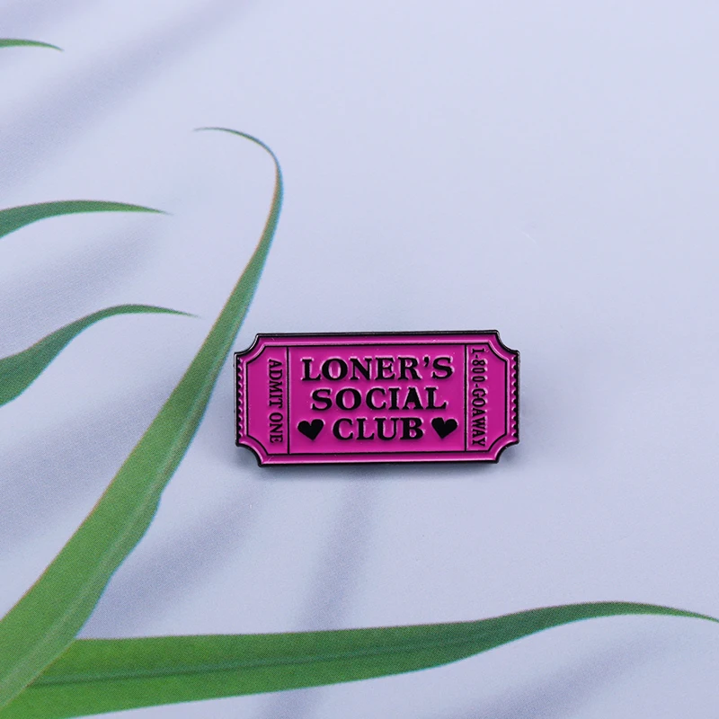 Мужская брошка Loner Pin на лацканы неудобный мужчина | Украшения и аксессуары