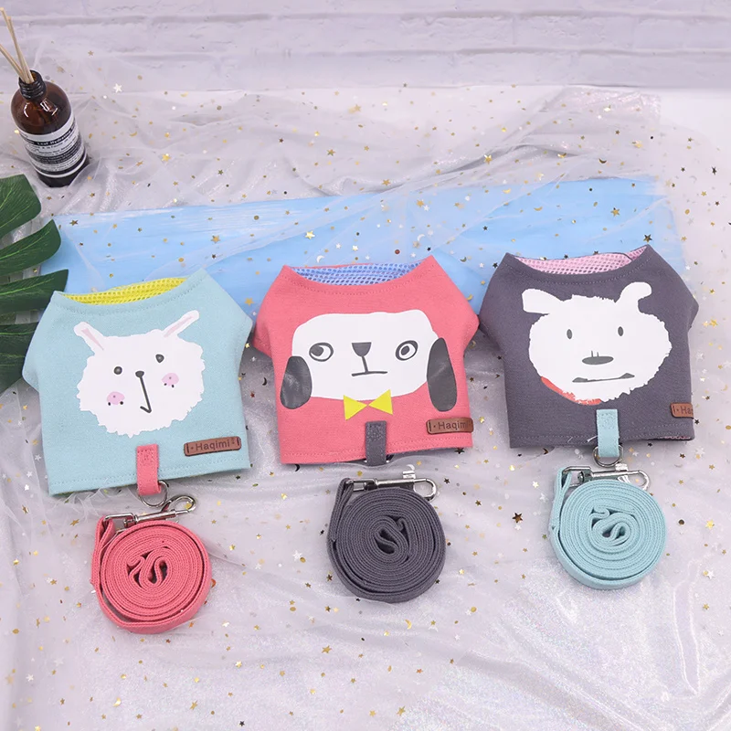 Поводок для собак жилет маленьких милая цепочка нагрудный ремень товары