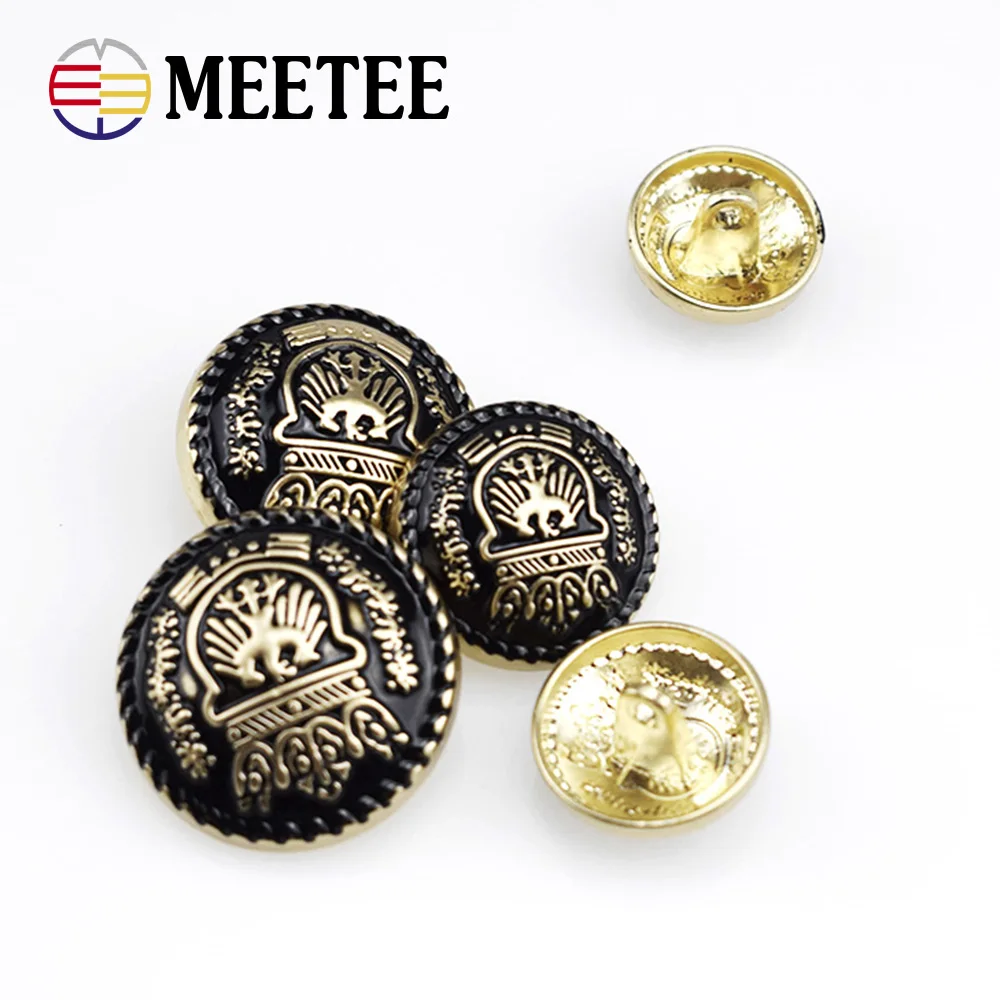 20 штук брендовые рубашки с металлическими пуговицами золотистый и черный