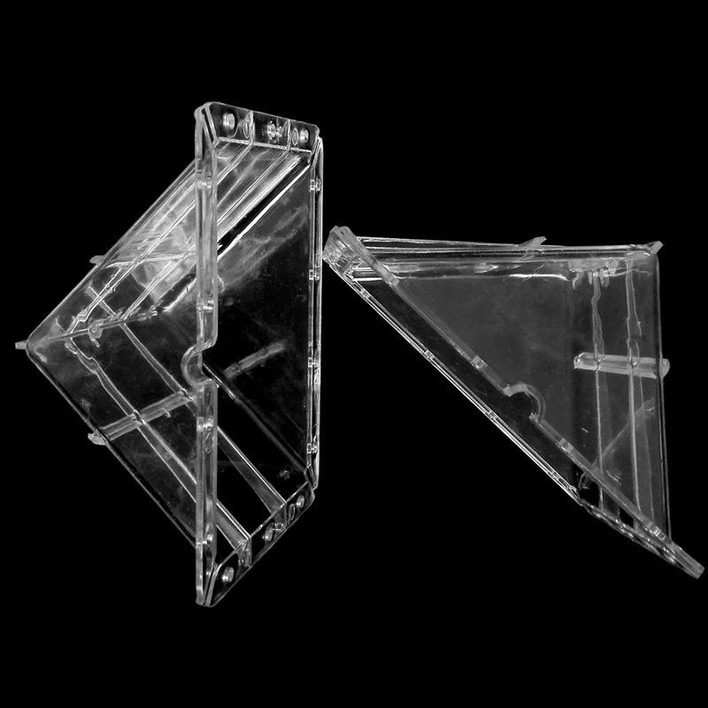 

2 Pcs Plastic Watermelon Growing Mold Transparent Fruit Growth Forming Shaping Mould Square & Heart Shape