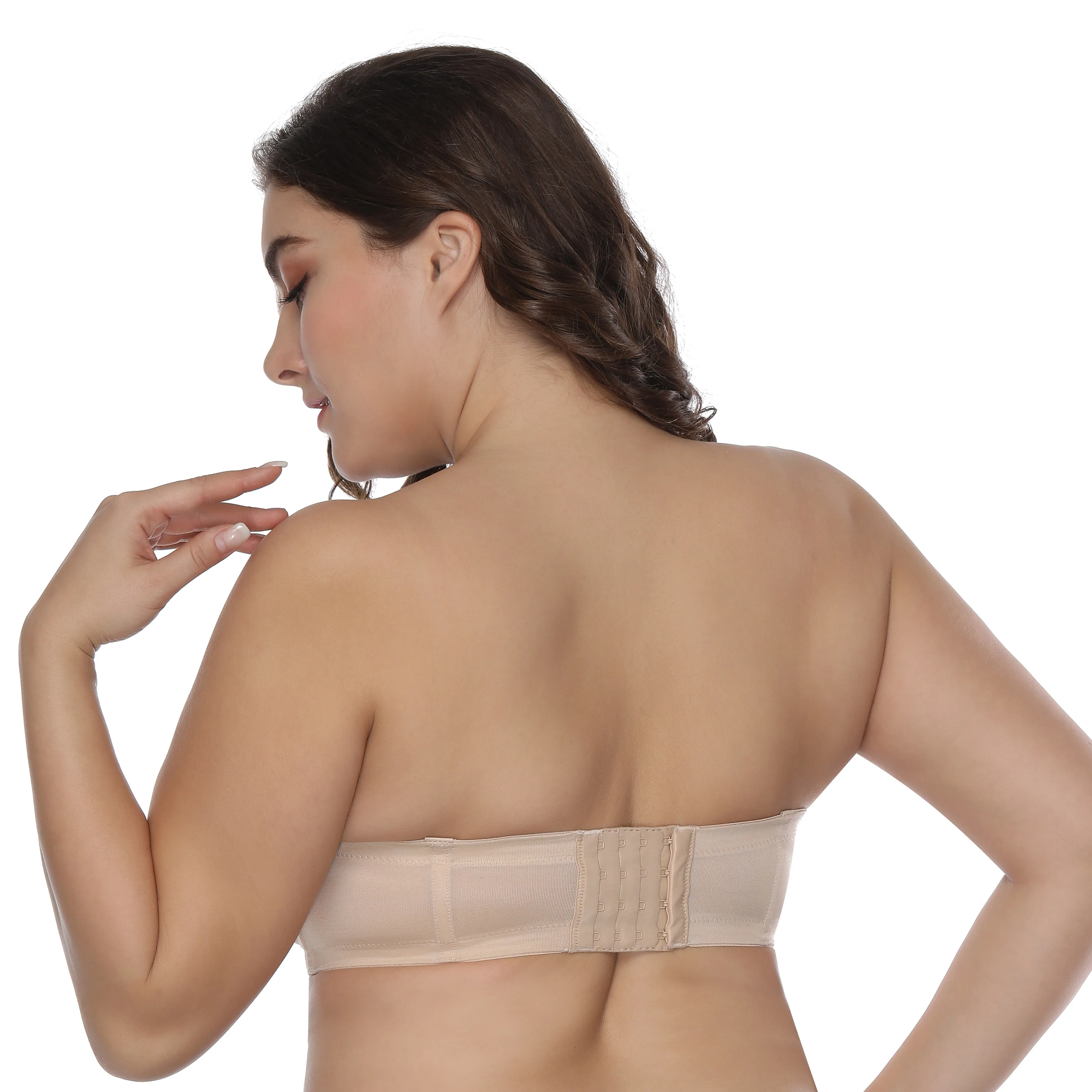 Wingslove Strapless Bra for Big Breasts Push Up Women Lingerie Party Wedding Everyday Plus Size Solid Bralette