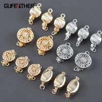 gufeather m1099diy accessoriespass reachnickel freeconnector18k gold rhodium platedcopperhooksjewelry making10pcslot