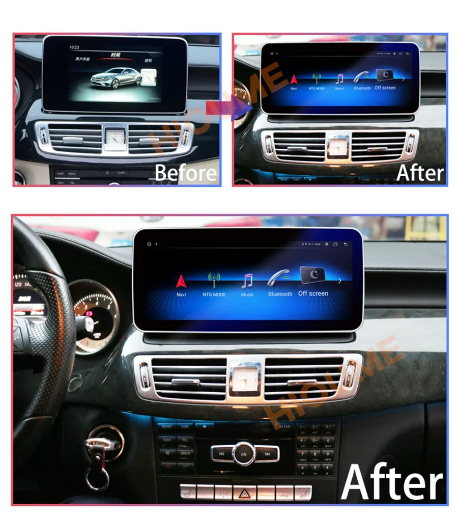 Автомобильный мультимедийный плеер 10 25 дюйма Snapdragon Android 0 GPS для Mercedes Benz CLS Class W218 2011