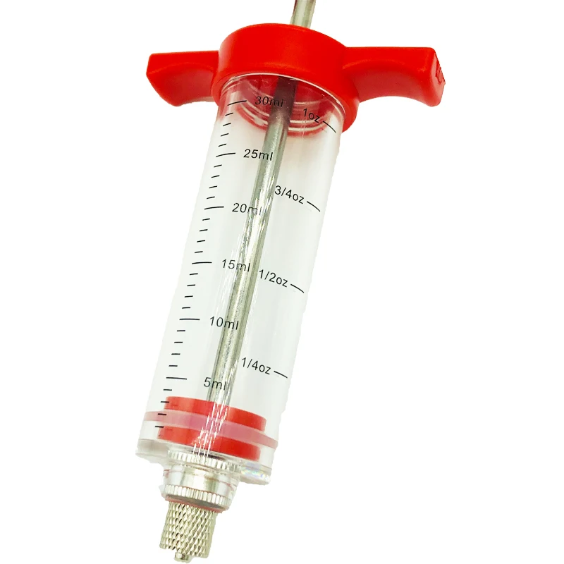 Еда Класс PP Нержавеющая сталь иглы кулинарный шприц для специй набор барбекю