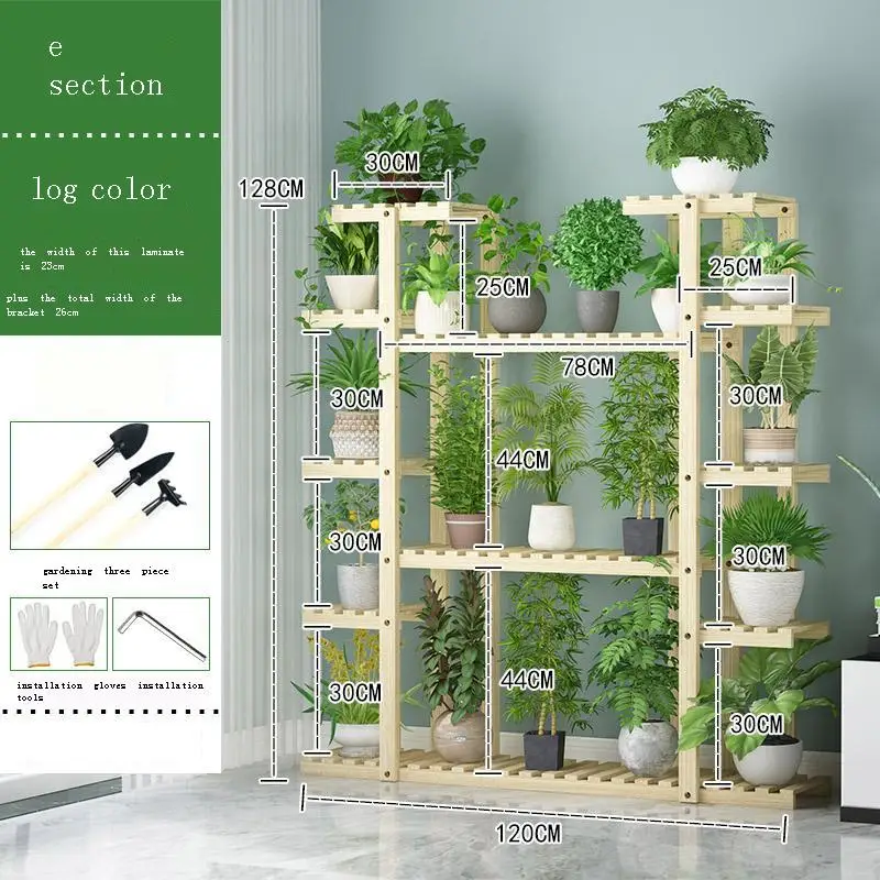 

Urbano Madera Living Room Estante Para Flores Wooden Shelves For Plant Indoor Balcony Shelf Outdoor Dekoration Flower Stand