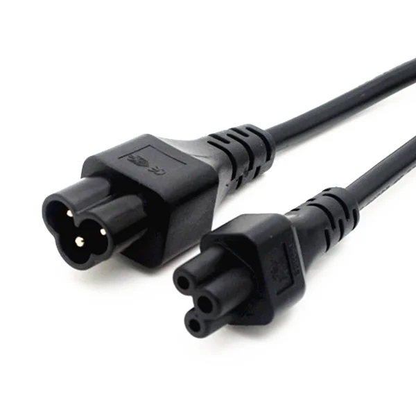 Удлинительный кабель с 3-контактным штекером на гнездо кабель-удлинитель IEC 320 C5