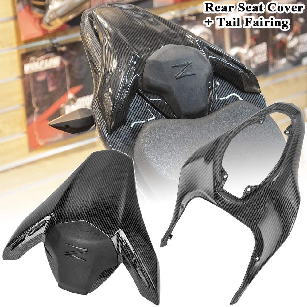 

Carbon Fiber Passenger Rear Seat Cover Cowl Tail Fairing Injection For Kawasaki Z900 2017 2018 2019 2020 Motorcycle Accessories