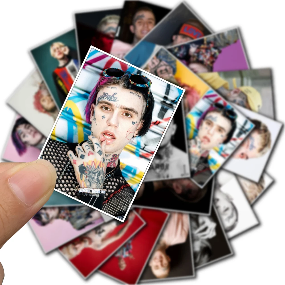 25 шт. известный рок певца Lil открытым Стикеры s Наклейка в стиле для ноутбука