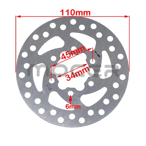 110 мм тормозной диск ротора колодки запасные части для Xiaomi Mijia M365 M365 Pro Электрический скутер