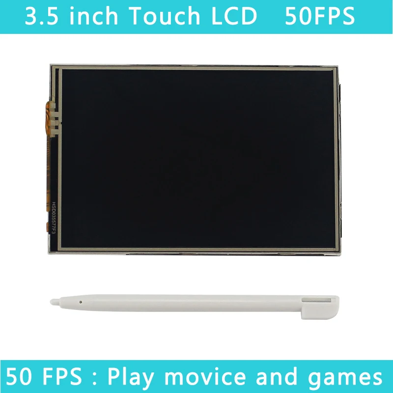 50 FPS 3 5 дюйма Raspberry Pi 4 Модель B сенсорный ЖК экран 480x320 дисплей + Корпус ABS чехол для с