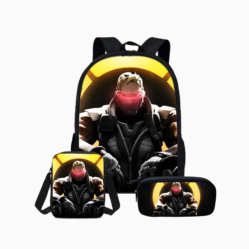 3 шт./компл. школьная сумка для игр подростков мальчиков и девочек детский рюкзак