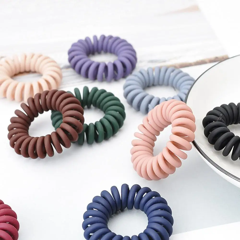 5 шт. Новое поступление прозрачные желеобразные цветные резинки для волос с