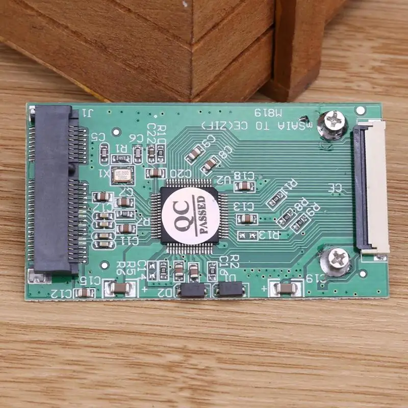 1 шт. Mini SATA mSATA PCI-E SSD до 40pin 8 дюймов ZIF CE конвертер карта Подключение компьютера и