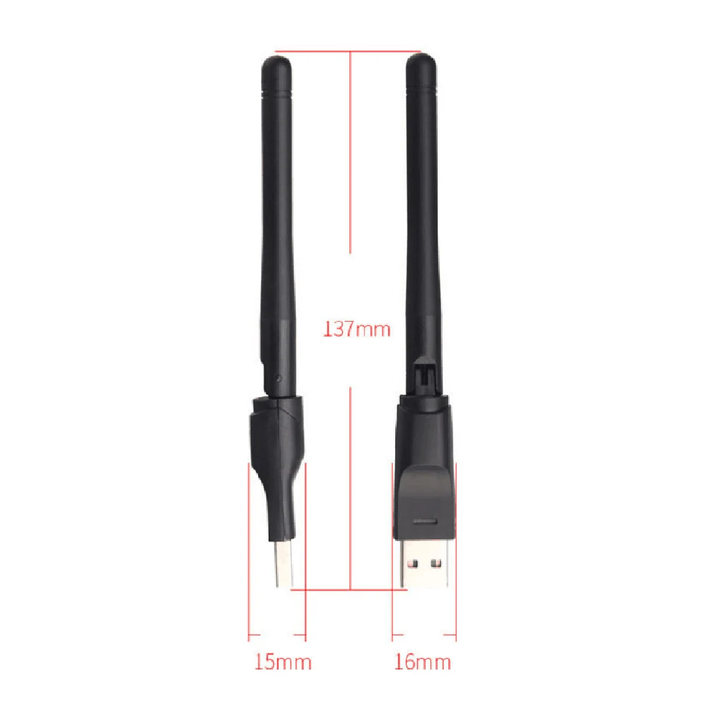 Мини беспроводной usb wifi 7601 2 4 ГГц дБи адаптер для детской и ТВ-приставки WiFI антенна