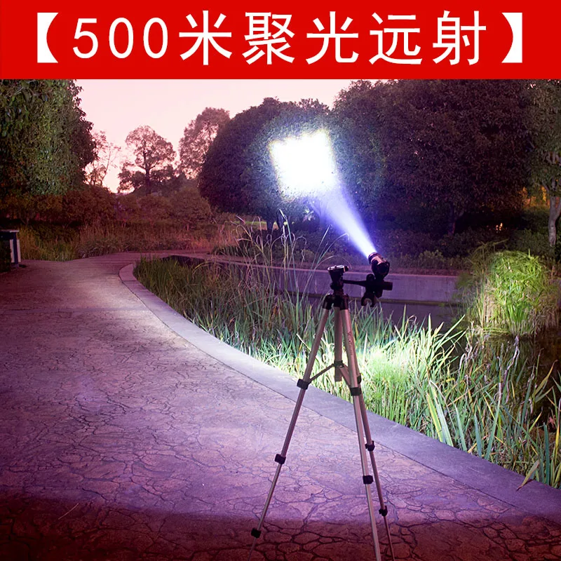 구매 전술 배터리 줌 야외 포켓 클립 손전등 충전기 라이트 작업 방수 토치 Linterna Led 라이트 충전식 AA50SD