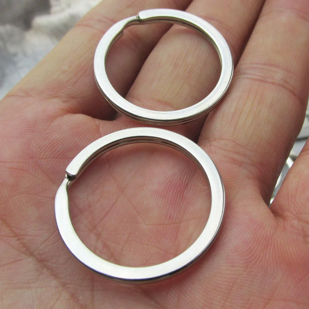 100 шт./лот плоские брелоки для ношения собака Метки Подвески зеркальные