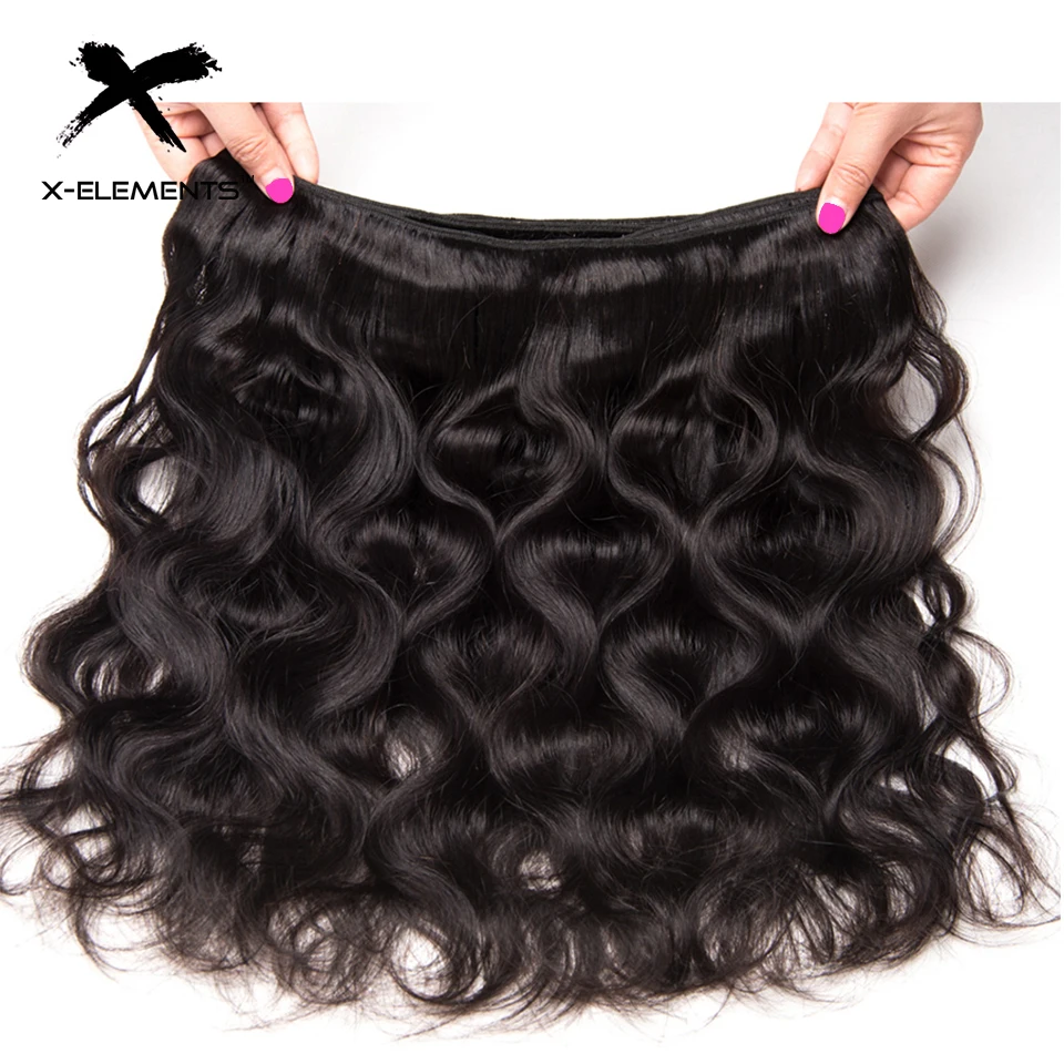 Body Wave Brazilian Human Hair Bundles 6Pcs/Lot Remy Hair Weaving Bundles Deal Free Tangle No Shedding 8-26 Inch Natural Color