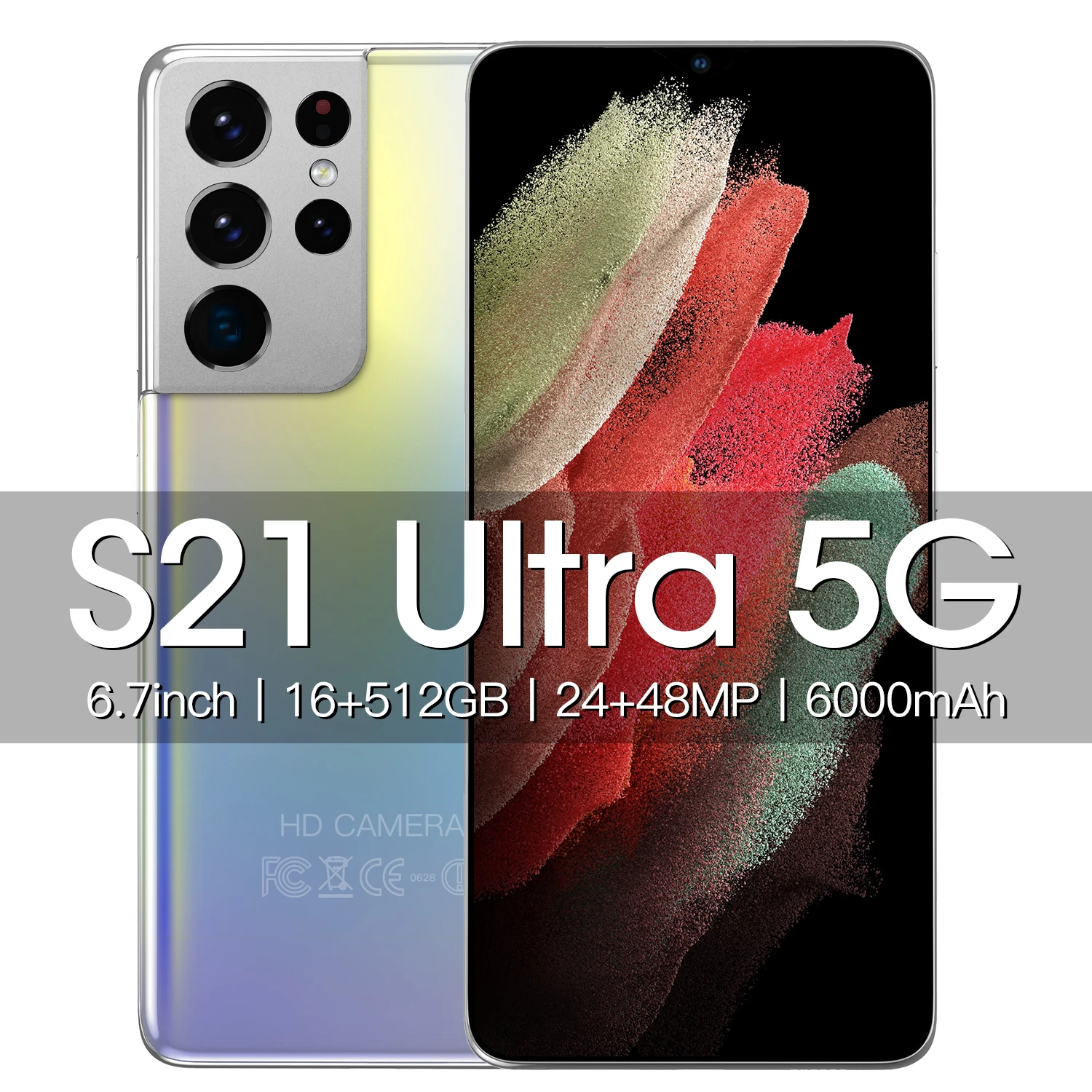 global version s21 ultra 5g dual sim unlocked cellphone mobile phones smartphone 16gb ram 512gb rom free global shipping