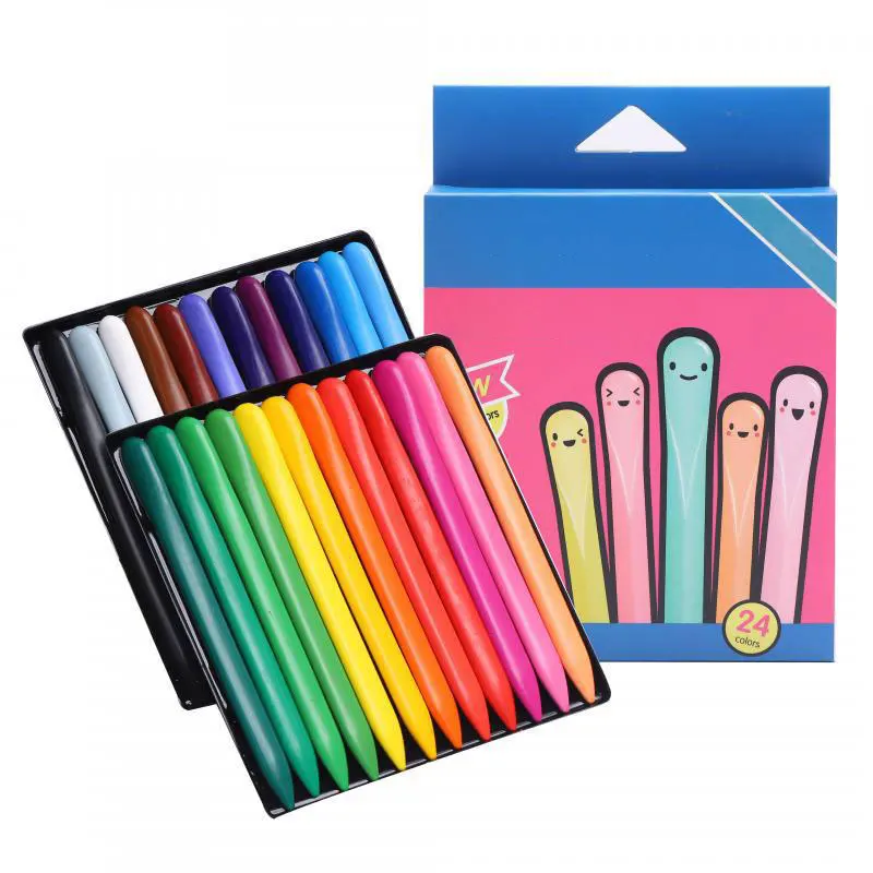 Карандаши цветные треугольные безопасные нетоксичные 36 цветов | Канцтовары для