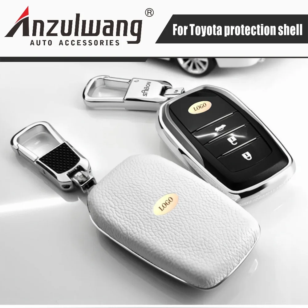 2017 Новый автомобильный чехол для ключей Toyota Prado Reiz Corolla Camry|key case for car|car key shell casecar