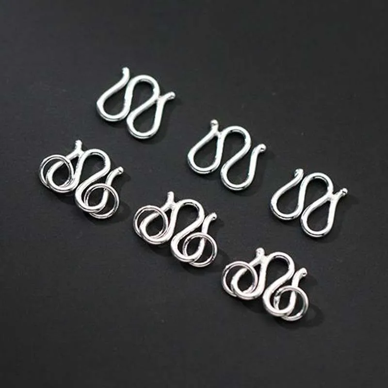 2 шт. оригинальные настоящие чистые однотонные искусственные серебряные