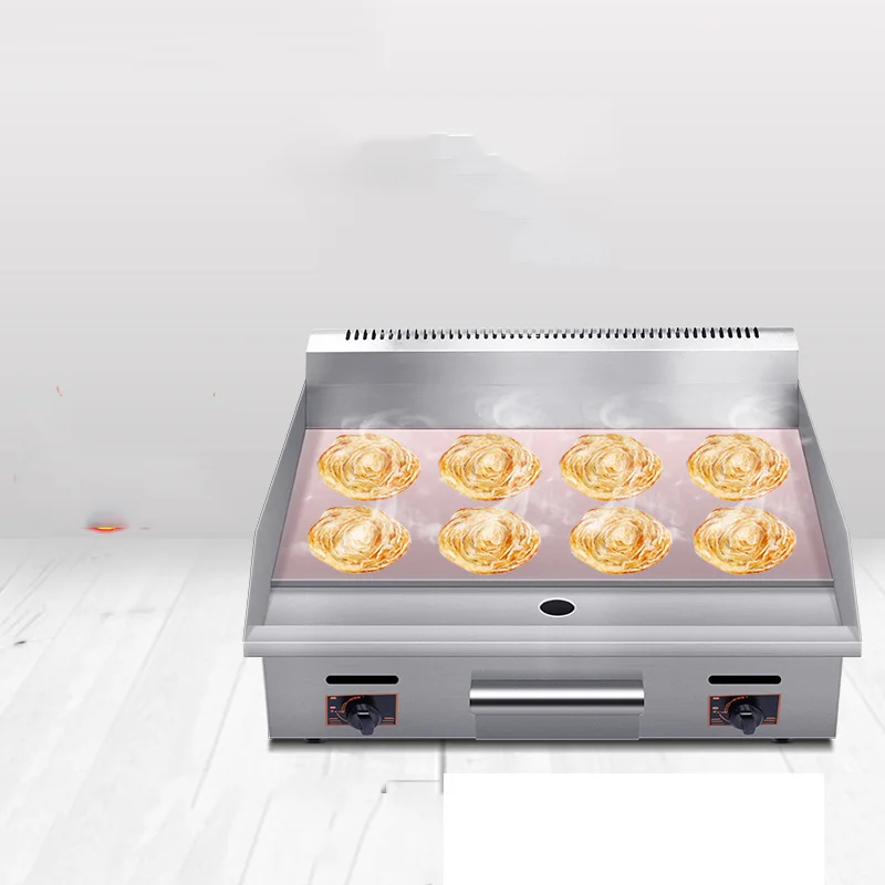 Газовый гриль коммерческого уровня железная плита горящий стол тип шлифовальная