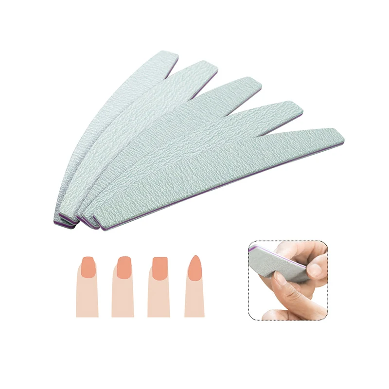 Ladymisty 5 шт./лот пилки для ногтей 100/180 шлифовальный буферный блок педикюра