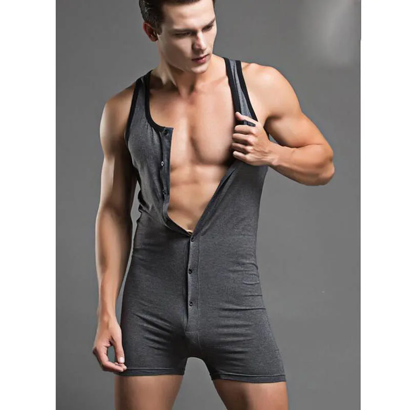 Fanceey Новое сексуальное нижнее белье для мужчин топы без рукавов джинсовые