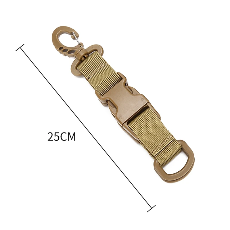 

Outdoor Hanging Clip Belts Multifunctional Quick Release Carabiner D-ring Ribbon Backpack Keychain Clips Tools c
