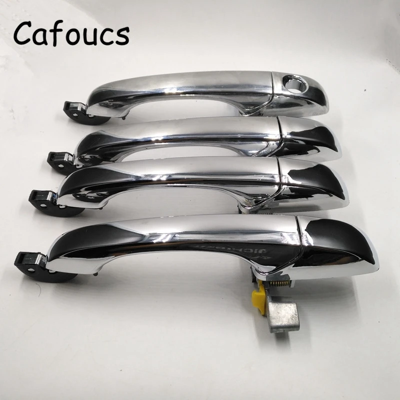 Гальваническая Серебристая внешняя дверная ручка для Chrysler 300 300C 2005-2010 Dodge Magnum