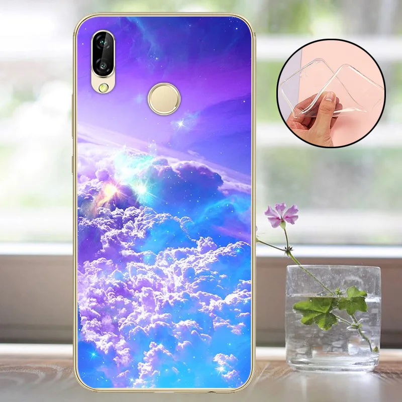 Чехол MONAEVA 5 84 дюйма для Huawei P20 Lite мягкий чехол из ТПУ Nova 3e бампер | Мобильные