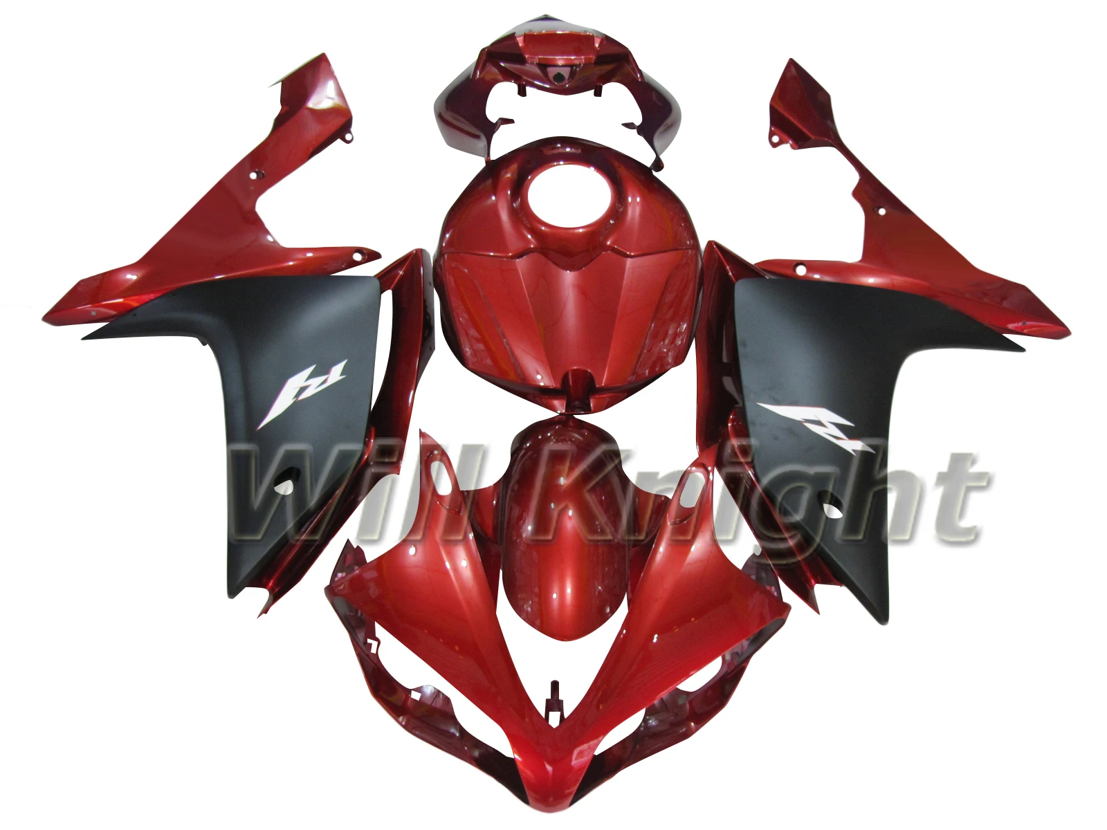Корпус инжектора крышка обтекателя комплекты для Хамы YZF1000 YZF R1 2007 2008 ABS