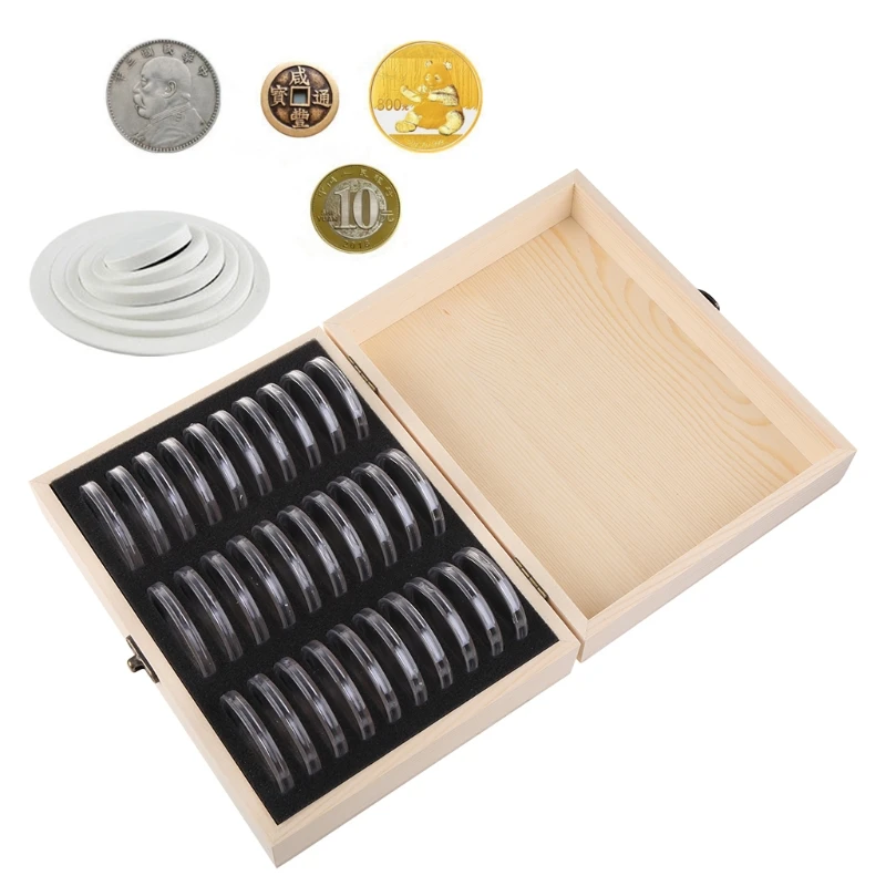 

30pc Cover Protector Holder Storage Box for 20mm/25mm/30mm/35mm/40mm