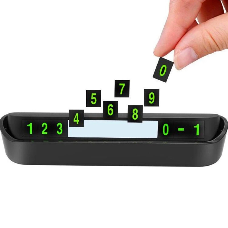 Автомобильная наклейка для временной парковки автомобильная табличка с номером