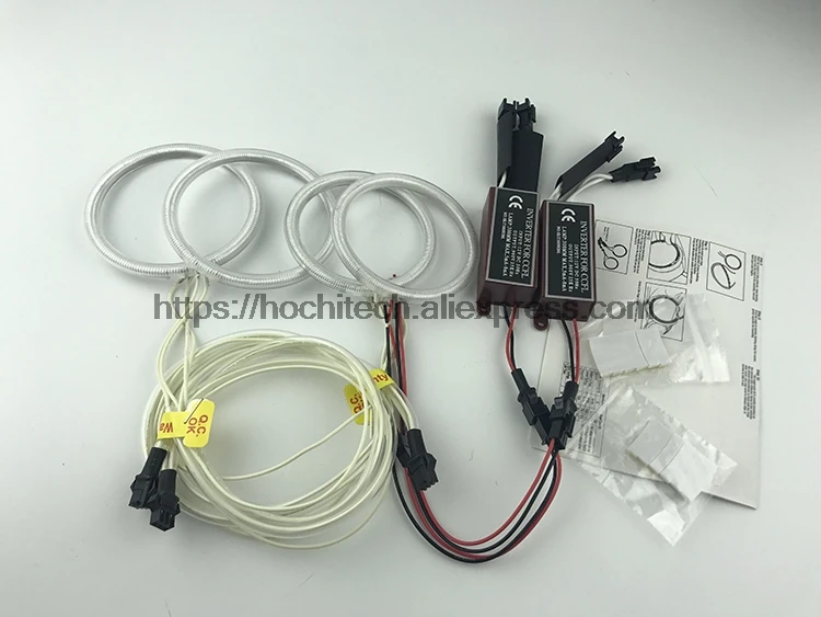 HochiTech для CHEVROLET CAPTIVA S3X 2006-2011 автомобиль стиль белый 6000K фара с подсветкой на флуоресцентных лампах с холодным катодом Halo angel eyes Kit angel eyes light