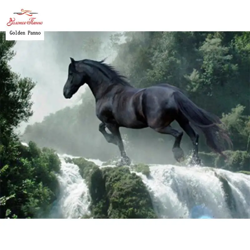 5d DIY Diamond Painting Horse Full Square Diamond Embroidery Cross Stitch Animal Handmade Home Decoration
