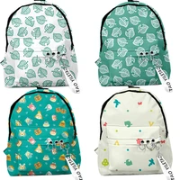 game animal bag crossing backpack leaf canvas bag tom nook bag girls school bags women travel bag leaves notebook bags boys