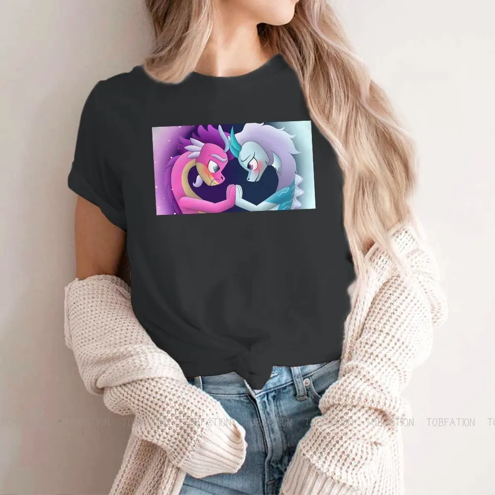 

Wish Dragon Comedy Animation Fantasy TShirt for Woman Girl Celong X Sisu Basic Casual Tee T Shirt High Quality New Design Loose