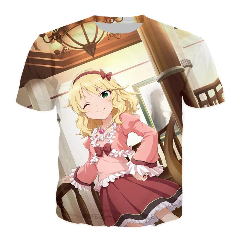 Повседневная футболка для девочек с аниме Kawaii забавная летняя футболка с короткими рукавами хипстер хип хоп Уличная Harajuku студенческие классические топы 90s