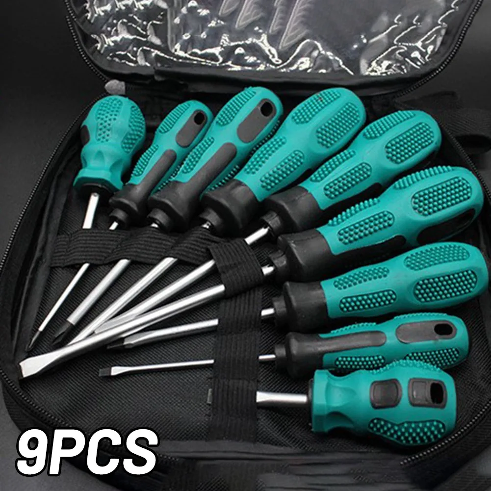 

9Pcs Torx Screwdriver Set Chrome Vanadium Alloy Steel Super Insulated Screwdriver Portable Electrician Repair Hand Tool