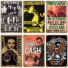 NIRVANA, жестяная подвеска в виде скалы, фотоплакат, металлическая подвеска, кухонный аксессуар, винтажный Декор