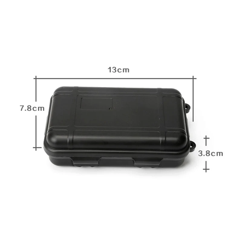 

13x7.8x3.8cm Outdoor Shockproof Box Protection Waterproof Boxes Tool Dry Box Case Holder Travel Sealed Container Carry Box