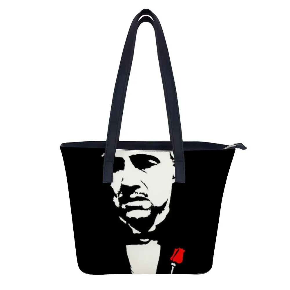 

The Godfather Shoulder Bag Vintage Leather Handbag Student Gym Top-Handle Fashion Shopping Bag