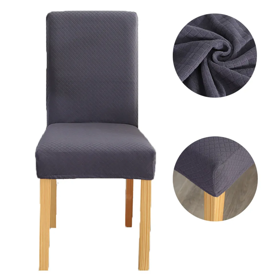 

Super Soft Fleece Fabric Chair Cover Elastic Chair Covers Spandex For Dining Room/wedding/Kitchen/Hotel Party Banquet